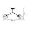 Inlight Difoto Fotistiko Orofis Metalliko/Gyalino Mavro/Xruso E27 6129-2